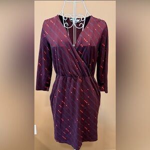 knee length dresses for ladies Arabella Linen Blend Dress-Navy Gingham main image 1
